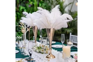 Wholesale Wedding Decor Gold Flower Stand Modern Wedding Table Centerpieces Vase Wedding Party Table Centerpieces Road Lead