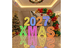 XMAS LED Metal Marquee Letters For Proposal Wedding Engagement Christmas Halloween Party Decor
