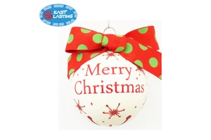 Manufacturer Christmas Ornaments Glass Ball Hanging Decorations for Holiday Crafts
