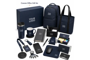 Luxury Branded Custom Logo Promotional Premium Employee Swag Box Kits Corporate Swag Boxes Onboarding Corporate Gift Set