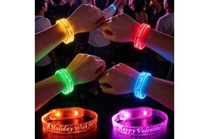 LED Glow Stick Bracelets Light up Wristbands for Concert Festival Party Favor Night Event Supplies Wholesale
