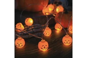 New Product Halloween Pumpkin Lantern String LED Battery Box Flashlight Ghost Festival Halloween bar Decoration Lantern