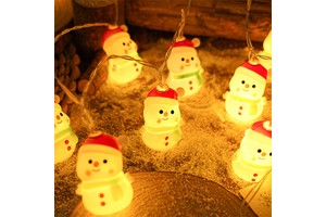 Shingel New Year Window Hanging Santa Claus Shaped Christmas Night Lamp Led String Light for House Garden