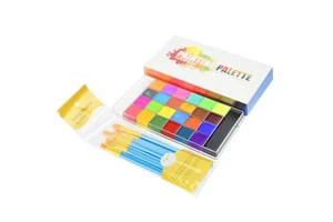 Professional Halloween FX Party Artist Fancy Makeup Painting Kit Non-Toxic Safe Flash Body Face Paint Oil Palette for Body