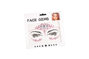 Gmagic Temporary Tattoo 3D Festival Party Rhinestone Crystal Face Eye Stickers Gemstone Beauty Makeup