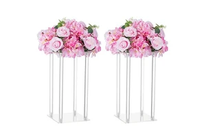 Acrylic Vase Wedding Centerpieces Flower Stand Flowers Vases for Birthday Party Weddings Table Decorations
