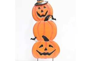 Wholesale Price Luminous 3D Pumpkin Outfit Halloween Festival Garden Pop-Up Outdoor Ornament Shopping Mall Decorative