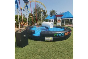 Wholesale Durable PVC for Coke Tin Rodeo Game for Outdoor Family Fun Kids Party Rental with Blower and Repair Kits Sea Shipping