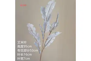 QIDA Blue Wedding Centerpiece & Table Decoration Elegant Wedding Flower Artificial Rose