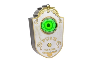 Wholesale One Eyed Doorbell Glowing Eyes Halloween Horror Accessories House Door Decoration