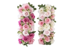 LY09 Factory Cheap Price Artificial Wedding Arrangements Flower Table Runner Centerpiece for Wedding Decoration