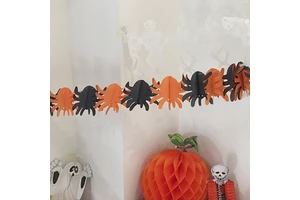 Halloween Party Decorative Spider Garland 12 FEET decoration supplies