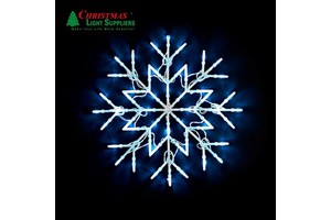 Customization 50 LED Snowflake Window Lights New Christmas LED Snowflake White Plastic Lights IP44 Rated For Window Deocaration