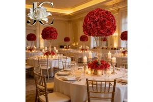 OLERAY Fresh Color Floral Ball Faux Silk Flower Ball Wedding Table Centerpiece for Spring Wedding Decor Wholesale