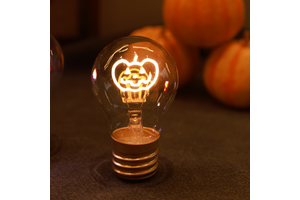 Shockproof Plastic Lamp Edison Type Heart Love Rainbow LED Bulb Battery Powered & Rechargeable USB Light For Decorative Purposes