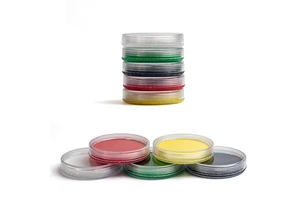 5 Colors Round Clear Lid Face & Body Paint Non-Toxic Waterproof Washable with Customized Logo for Halloween Cosplay