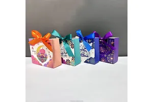 Nice 2025 Eid Mubarak Candy Box Ramadan Decorations Islam Muslim Party Supplies Paper Gift Boxes Ramadan Kareem Eid Gifts Bags