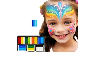 Hot Non-toxic Water-Based Body Painting Pigment Halloween Christmas Face MSDS Certified 12g OEM Children 3-Color