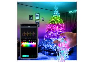 APP Remote Control LED Christmas Tree Lamp Decoration USB Plu IP65waterproof Outdoor Indoor RGB Dreamcolor Holiday fairy Light