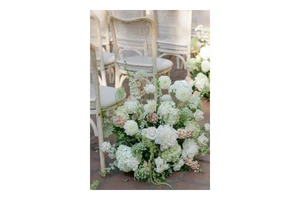 Wedding Aisle Large Vibrant Rose Orchid Flower Ball Monet Wedding Table Centerpieces Decoration for Home Party Event Decor