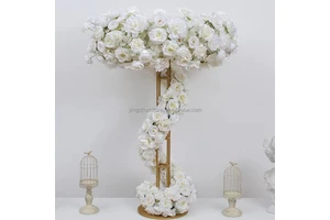 Wedding Bride and Groom Table Decoration Artificial Silk Roses Multi-color Ceremony Flowers