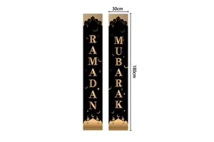 Wholesale 2024 Ramadan Mubarak Banner DIY Ramadan Decorations for Home Ramadan Kareem Decor Party Supplies