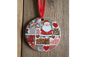 Wholesale Christmas Gifts Creative Resin Santa Claus Winter Festival Hanging Custom Gifts Ornament