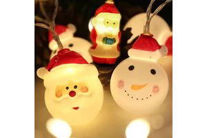 Wholesale 10 LED Santa Claus String Light Holiday Decorative Christmas Lights