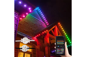 CHJ Wholesale Addressable Outdoor Permanent Point Lights Ip68 Dc48v Led Permanent Christmas Holiday Lights