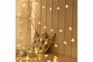 Kanlong Outdoor Waterproof Twinkle STAR Christmas Tree Decoration Lamps Led Star String Lights for Home Decor
