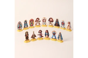 Newest Selling Stock 3D Art Deco Religious-Themed Ornament Of The Icon For Anniversary Decoration Resin Material