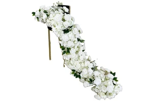 Artificial Flowers Wedding Flowers Runner Table Flowers and Stand Decoration for Wedding Table Arch Door Decor