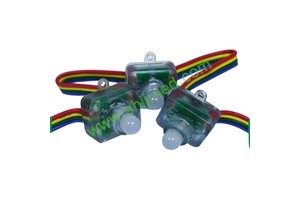 Trade Assurance Full Color Christmas Tree Decoration Outdoor Rgb Led Pixel Point Source Mini Flat Led Light