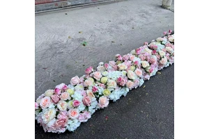 Wedding Bride and Groom Table Decoration Centerpieces Flower Runner Flower Ball