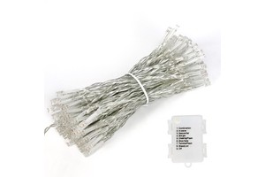 F5 LED Light Strings Battery Operated Outdoor Waterproof Christmas Decorations for Garden Decor