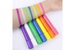 Golden Phoenix UV Neon Glow Dark 16 Colors Non-Toxic Environmental Protection Face Paint Crayon Christmas Party Body Painting