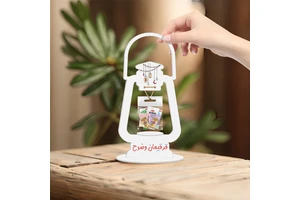 2024 New Custom Arabian Oil Lamp Candy Box for Al Adha Party Favor Ramadan Kareem Supplies