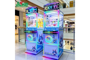 Custom-made Metal Iron Claw Crane Doll Machine Plush Toy Vending Machine with Coin Operation English Support 1-year Warranty