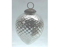 Glass Christmas Hanging Ornament for Interior Decor