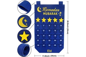 Wholesale Eid Mubarak Decorations Ramadan Kareem Eid Kid Gifts Ramadan Calendar Muslim Party Decor