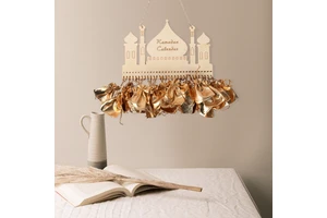 2025 Ramadan Decoration Wood Ramadan Countdown Calendar Ramadan Advent Calender for Gift Islamic Muslim EID Mubarak Decoration