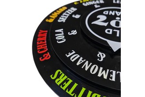 Factory Wholesale Price Customizable Acrylic Riulette Drinking Game Spinner Bar Party Game Prop for KTV Nightclub Indoor Use