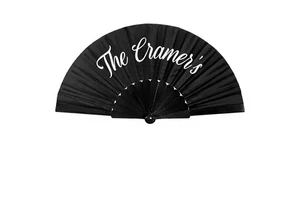 Custom Private Logo Uv Printing High Quality Plastic Hand Fan Wedding Gift Hand Fans Advertising Promotions Options
