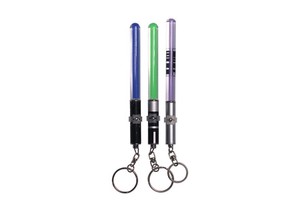 Factory Custom Acrylic Keychain Printed Gift Glowing Flashlight Christmas Event Lighting Props Acrylic Glowing Keychain