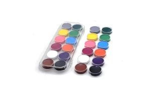 Party Clown Perfectly Safe Orange Optional Pigment Color Organic Face Body Painting