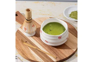 Wholesale Custom Bamboo Whisk Ceramic Bowl Matcha Whisk Kit Set For Tea Tools Matcha Gift Set Packaging And Accessories