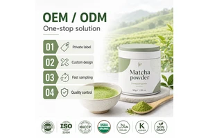 Wholesale Matcha Tin Can 50g Ceremonial Grade Matcha Powder Japan