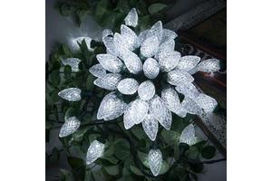LED C9 Christmas Lights Colorful Strawberry Style 220V Outdoor Holiday Decorations String Style String Lights