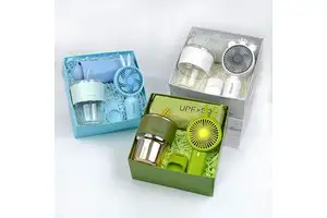 Custom Logo Travel Gift Set Water Bottle Fan Valentine's Day Wedding Gifts Box