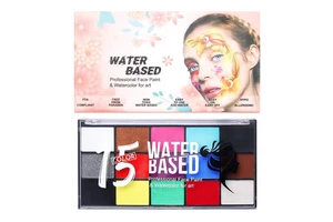 Party Carnival Makeup Paint Kit 8/12/15/20/42 Colors Non Toxic Split Cake Liners One Stroke Face Body Paint Palette